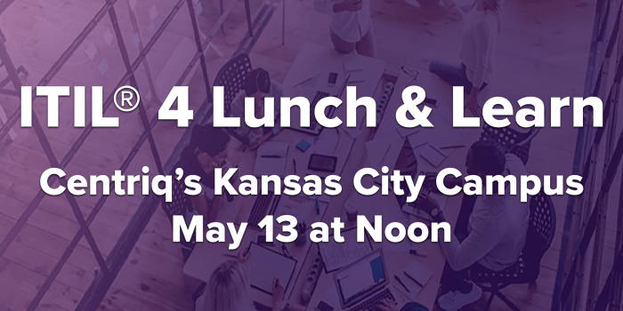 ITIL® v4 Lunch & Learn